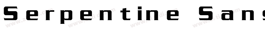 Serpentine Sans W05字体转换